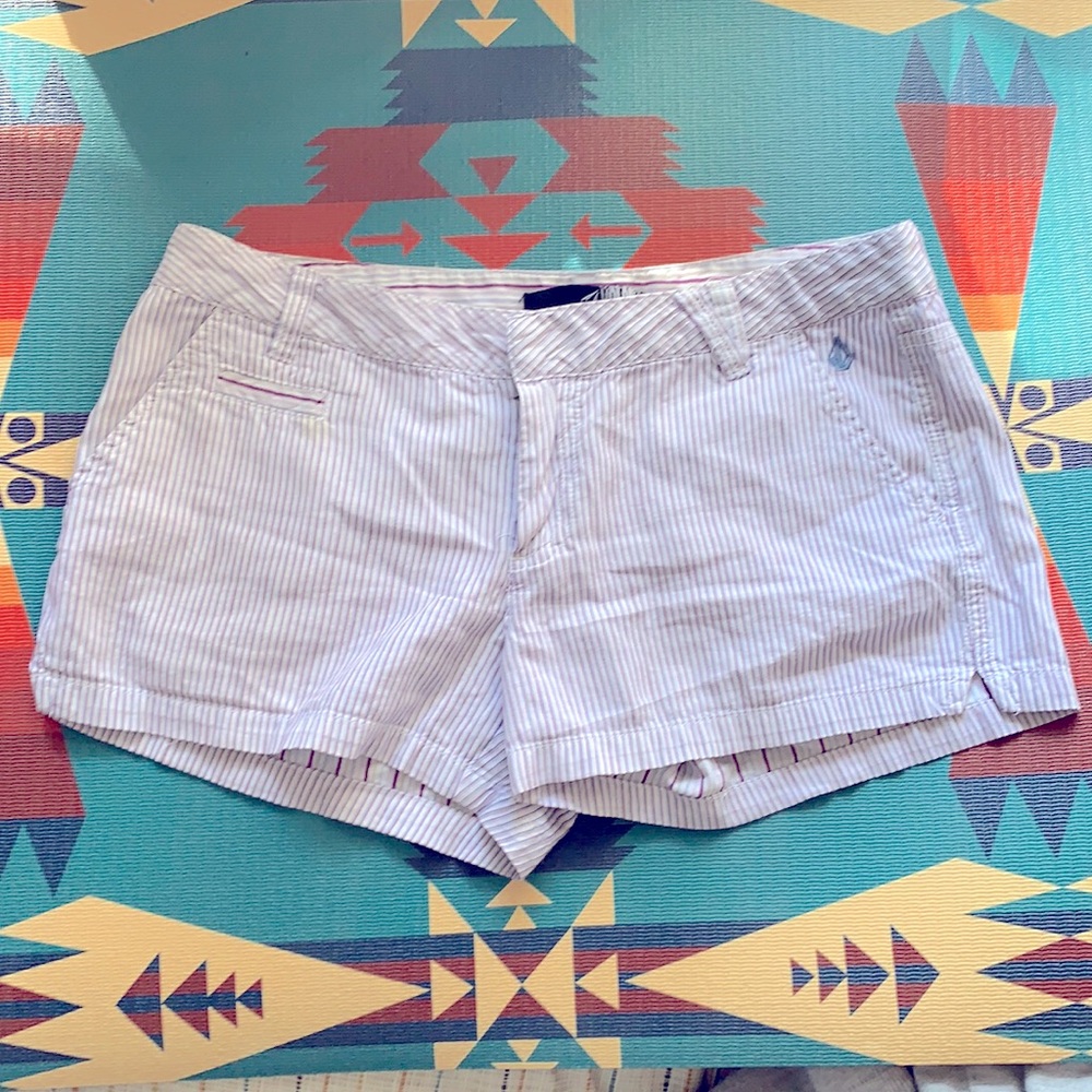 Volcom Rumourmill Striped Shorts